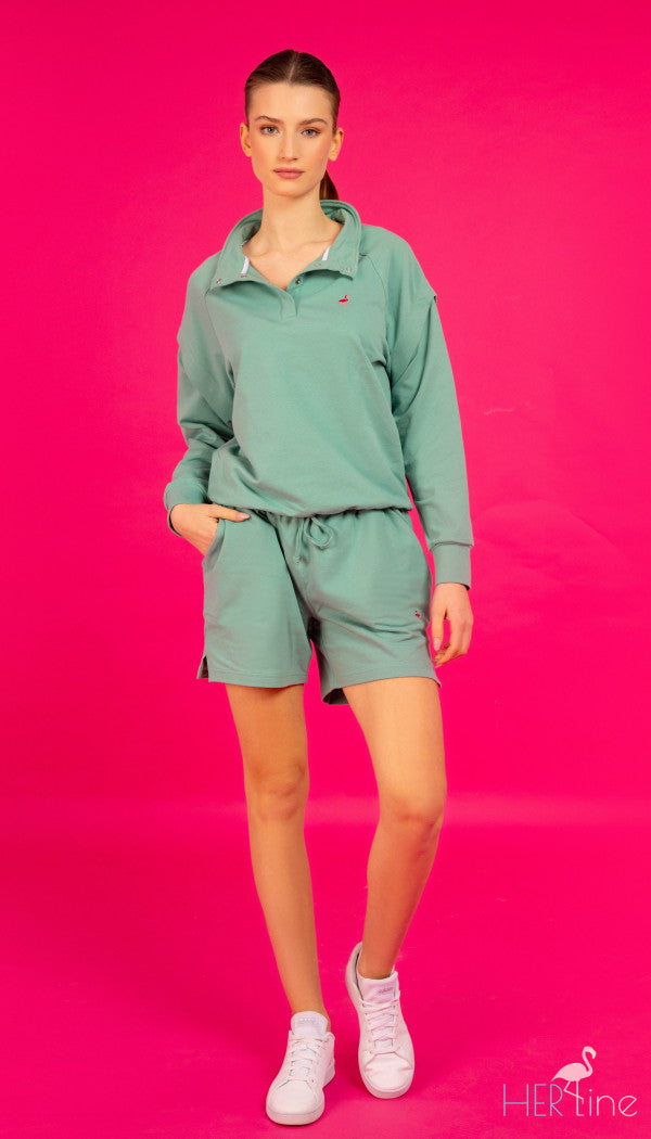 TRANSFORMATION LIGHT GREEN SHORTS